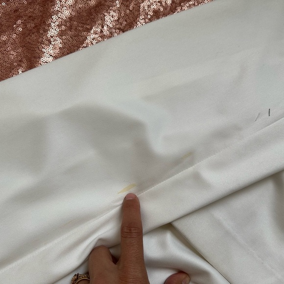 St John Collections By Mary Gray Wide Boot Pants, Color White, Sz 12. Made USA - Picture 10 of 12